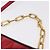 Miu Miu Chain Shoulder Bag Leather 2way Red Gold - vista 14