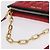 Miu Miu Chain Shoulder Bag Leather 2way Red Gold - vista 7
