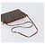 FENDI Zucca Canvas Mamma Baguette Shoulder Bag PVC Brown Black - vista 7