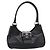 PRADA Schultertasche Leder Schwarz Silber - Ansicht 13