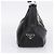 PRADA Schultertasche Leder Schwarz Silber - Ansicht 3