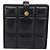 Bottega Veneta Padded Compact Wallet Leather Black Gold Tone - vista 13