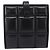 Bottega Veneta Padded Compact Wallet Leather Black Gold Tone - vista 2