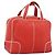 LOEWE Hand Bag Leather Red Silver