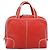 LOEWE Hand Bag Leather Red Silver - vista 2