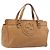 GUCCI Interlocking Hand Bag Leather Brown Gold 121551