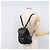 GUCCI Bamboo Backpack Leather Black Gold Tone 003 2034 0030 - vista 30