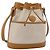 GUCCI Micro GG Supreme Shoulder Bag PVC White Gold