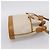 GUCCI Micro GG Supreme Shoulder Bag PVC White Gold - vista 4