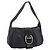 PRADA Shoulder Bag Leather Black Silver