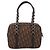 Christian Dior Trotter Romantic Shoulder Bag PVC Brown Silver - vista 3