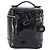 CHANEL COCO Mark Cosmetic Pouch patent Black Gold Tone CC - vista 3