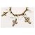 Bracciale Dolce & Gabbana Romantic acciaio dorato con croci e perle - vista 2