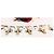 Bracciale Dolce & Gabbana Romantic acciaio dorato con croci e perle - vista 7