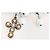 Bracciale Dolce & Gabbana Romantic acciaio dorato con croci e perle - vista 9