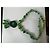 Autre Marque Collana in agata verde con pendente a fiore - vista 3