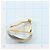 Autre Marque Orecchini a clip in platino PT900 e oro giallo 18K - vista 3