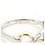 Autre Marque Anello fede elegante in oro giallo 18K e platino - vista 5