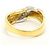 Autre Marque PT900 Platin- und 18K Gold Diamant-Bandring - Ansicht 4
