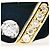 Autre Marque Ehering aus Platin und Gelbgold mit Diamant - Ansicht 2
