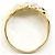 Autre Marque Ehering aus Platin und Gelbgold mit Diamant - Ansicht 2