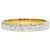 Autre Marque Ehering aus Platin und Gelbgold mit Diamant