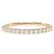 Autre Marque Ehering aus 18K Roségold mit Diamant