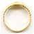 Autre Marque Ehering aus 18K Gelbgold mit Diamant - Ansicht 2