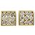 Autre Marque Orecchini a bottone in oro giallo 18K con diamanti