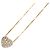 Autre Marque Collana in oro rosa 18K con diamante