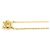 Autre Marque Collana in oro 18K con accenti di diamanti - vista 2