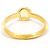 Autre Marque Anello a fascia in oro giallo 18K con quarzo - vista 3