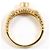 Autre Marque 18K Gelbgold Ring mit Diamant - Ansicht 3