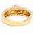 Autre Marque 18K Gelbgold Ring mit Diamant - Ansicht 4