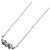 Autre Marque Collana in platino con ametista e diamante