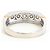 Autre Marque Ehering aus Platin und Gelbgold mit Diamant - Ansicht 4