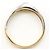 Autre Marque 18K Yellow Gold and Platinum Band Ring with Diamond - view 2