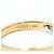Autre Marque 18K Yellow Gold and Platinum Band Ring with Diamond - view 4