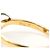 Autre Marque Ehering aus 18K Gelbgold und Platin mit Diamant - Ansicht 4