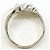 Autre Marque PT900 Platin-Ehering mit Diamant - Ansicht 2
