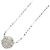 Autre Marque Collana elegante in oro bianco 18K e diamanti