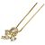 Autre Marque Collana in oro giallo 18K con diamante brown