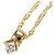 Autre Marque Collana in oro giallo 18K con zirconia cubica