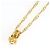 Autre Marque Collana in oro giallo 18K con zirconia cubica - vista 3