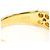 Autre Marque Anello a fascia elegante in oro giallo 18K con onice e diamante - vista 5