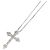 Autre Marque Collana in oro bianco 14K con diamante
