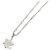 Autre Marque Collana in oro bianco 18K con diamante