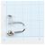 Autre Marque Orecchini a clip in oro bianco 18K con diamanti brown - vista 3