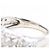 Autre Marque Ehering aus 18K Weißgold mit Diamant - Ansicht 6