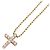 Autre Marque Collana in oro rosa 10K con diamante